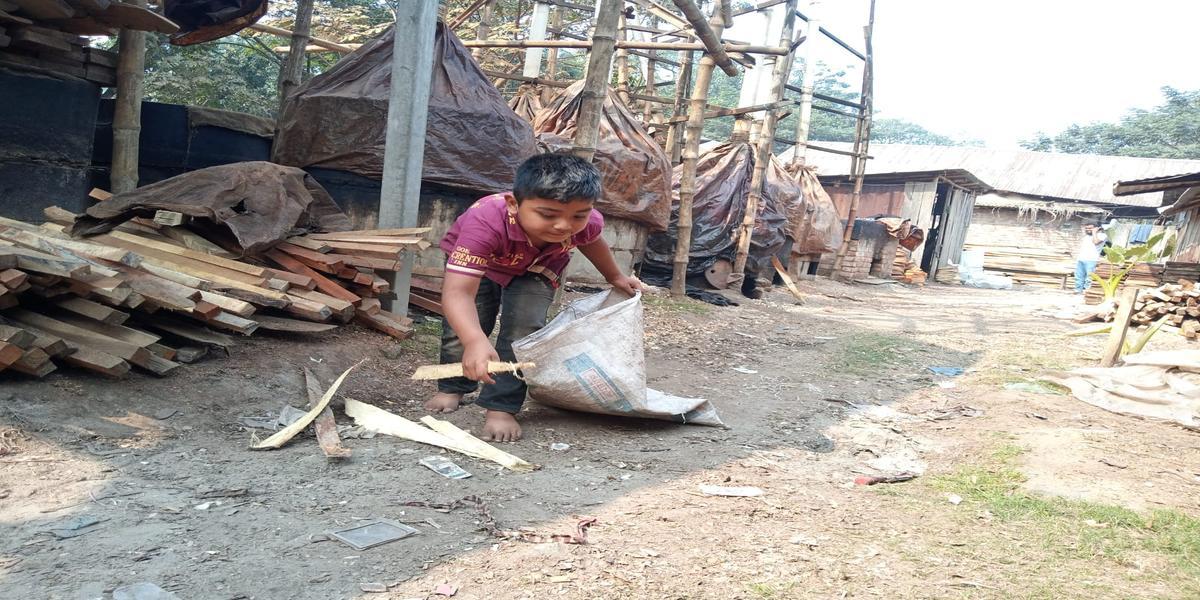 Nine years old Md. Fahim Hossain was previously involved with hazardous work