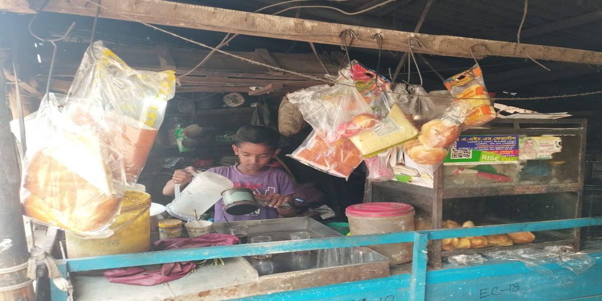 Twelve years old Md. Abdul Karim was previously involved with hazardous work