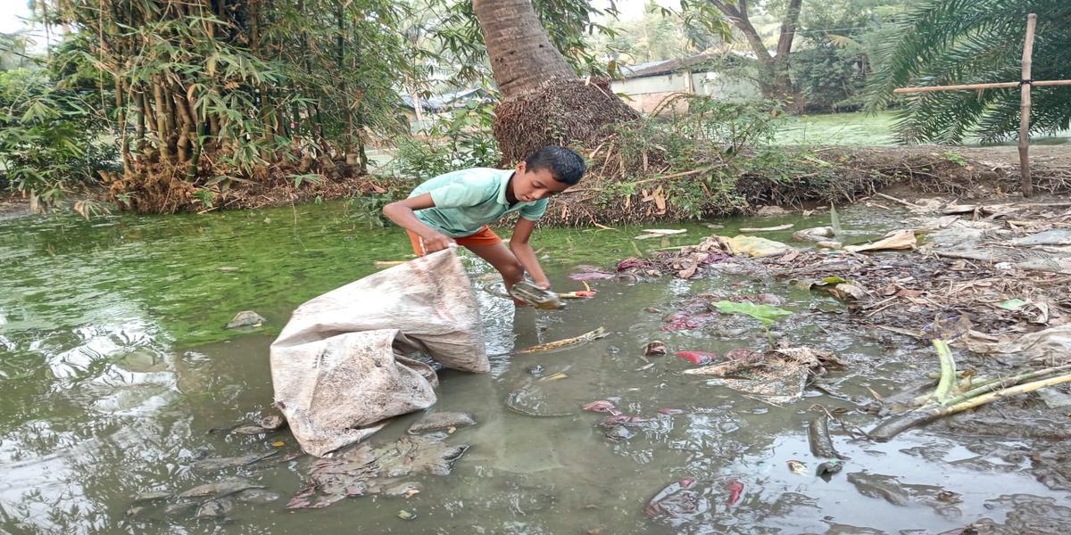 Nine years old Md. Zahid Hossain was previously involved with hazardous work